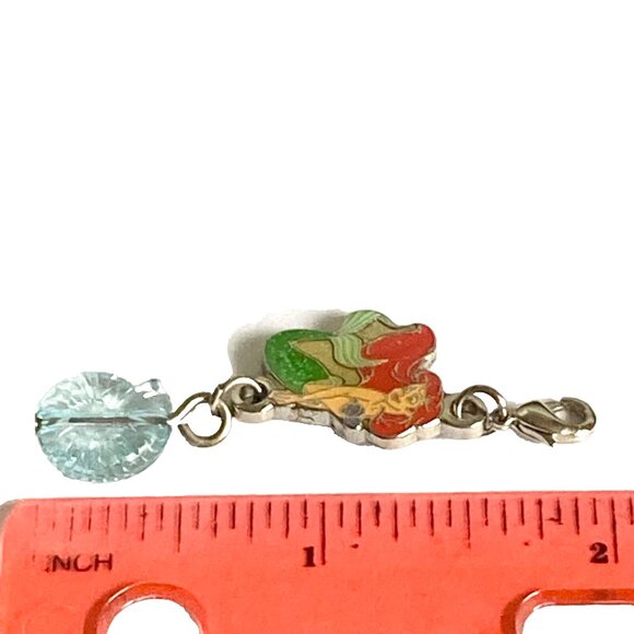 Vintage Disney Little Mermaid Princess Ariel Clip On Charm Bracelet Zipper Pull - Picture 11 of 12